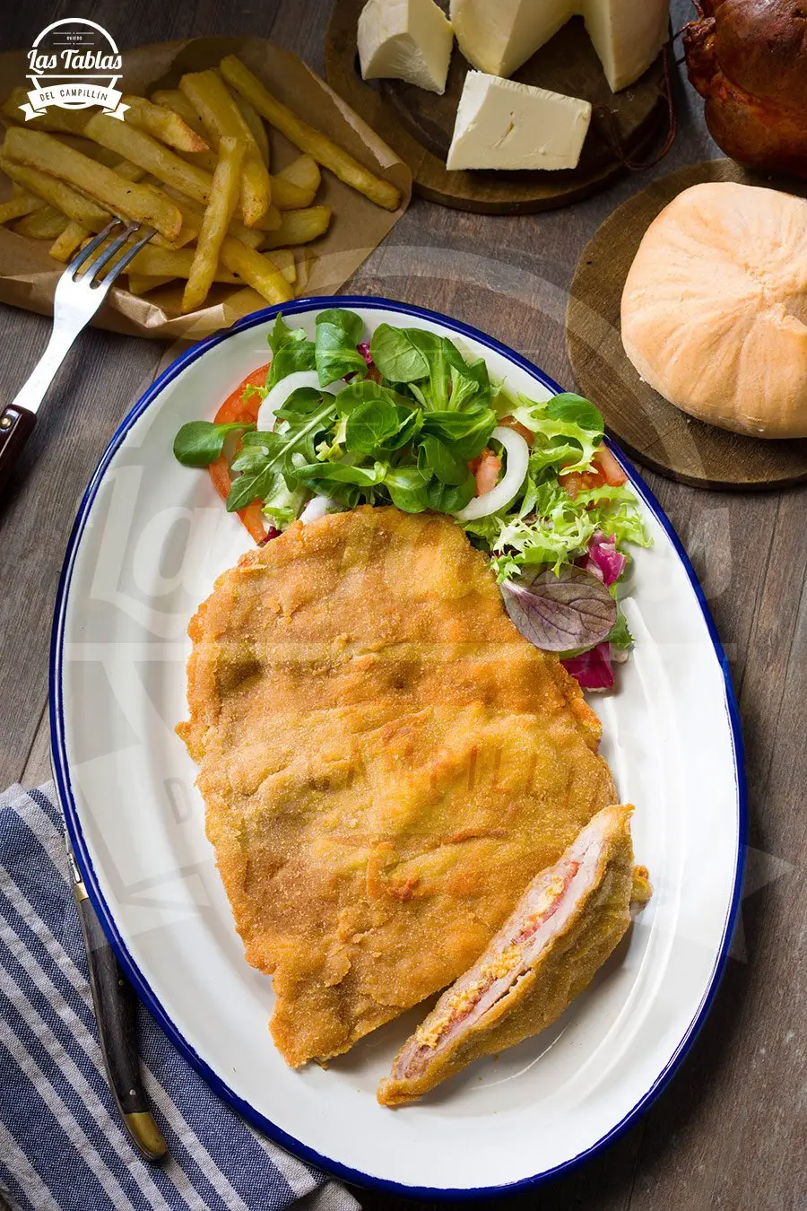 cachopo relleno de Chosco de Tineo y Queso Afuega´l Pitu