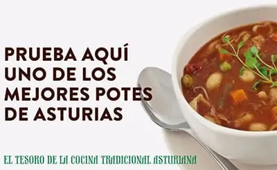 tipico plato asturiano pote