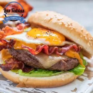 Hamburguesa de Las Tablas del Campillín | Comida Tradicional Asturiana.